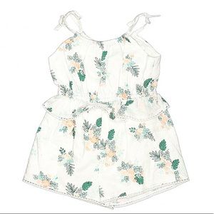 Janie and Jack Girls Size 2T White/Floral Romper